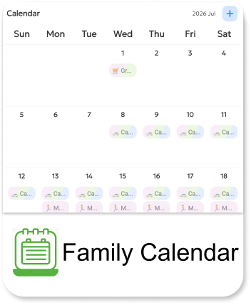 Family Calendar mode
